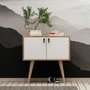 Hanah Home Consola Rebecca Roble y Blanco